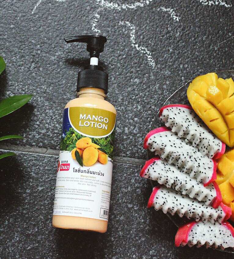 Лосьон для тела из Таиланда со вкусом Манго Banna Mango Body Lotion 450 мл.