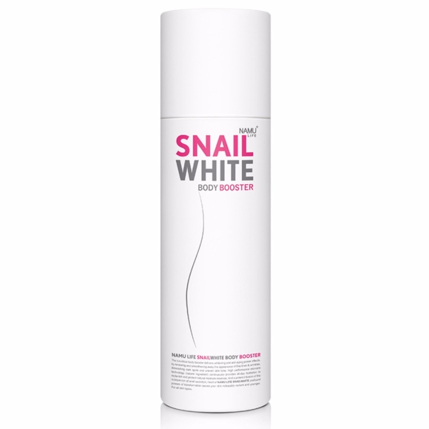 namu-life-snailwhite-Тайский крем-лосьон для тела NAMU LIFE SNAIL WHITE BODY BOOSTER 201 мл