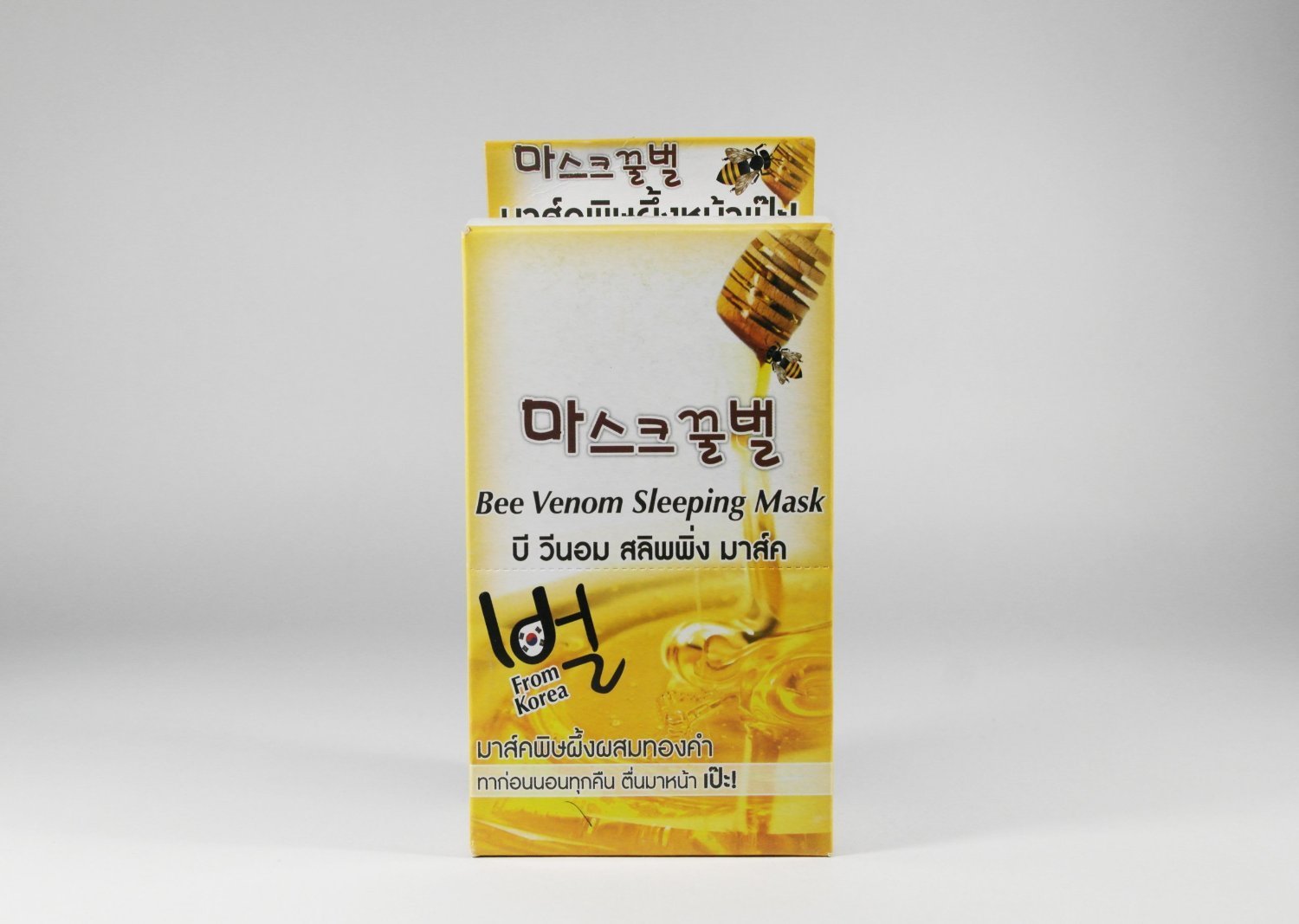 Натуральная ночная несмываемая маска из Кореи с пчелиным ядом Fuji Bee Venom Sleeping Mask купить в Москве и Московской области.