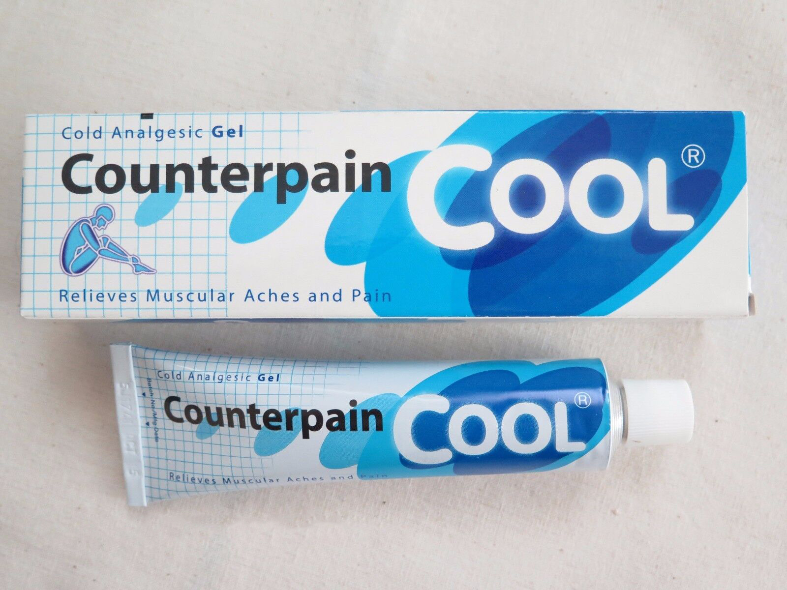 Натуральный анальгитический охлаждающий гель Counterpain Cool Cold Analgesic Gel Relieves Muscular Aches and Pain 120 гр. Таиланд