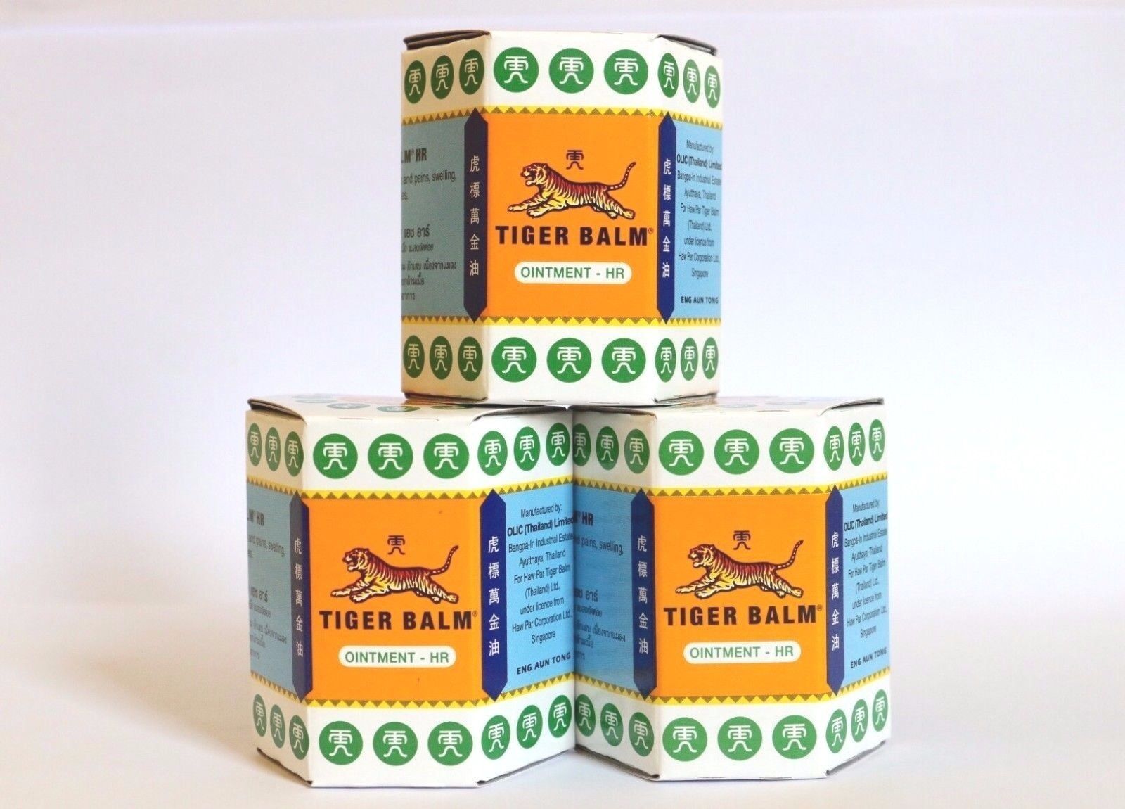Натуральный белый Тигровый бальзам из Тайланда Белый Тигр White Tiger Balm купить в Москве и Московской области.