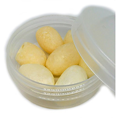 Silkworm cocoons with goat's milk for gentle exfoliation, rejuvenation and deep nourishment of the skin 7 pcs. Thailand. Косметика из Тайланда интернет магазин с бесплатной доставкой в Москве