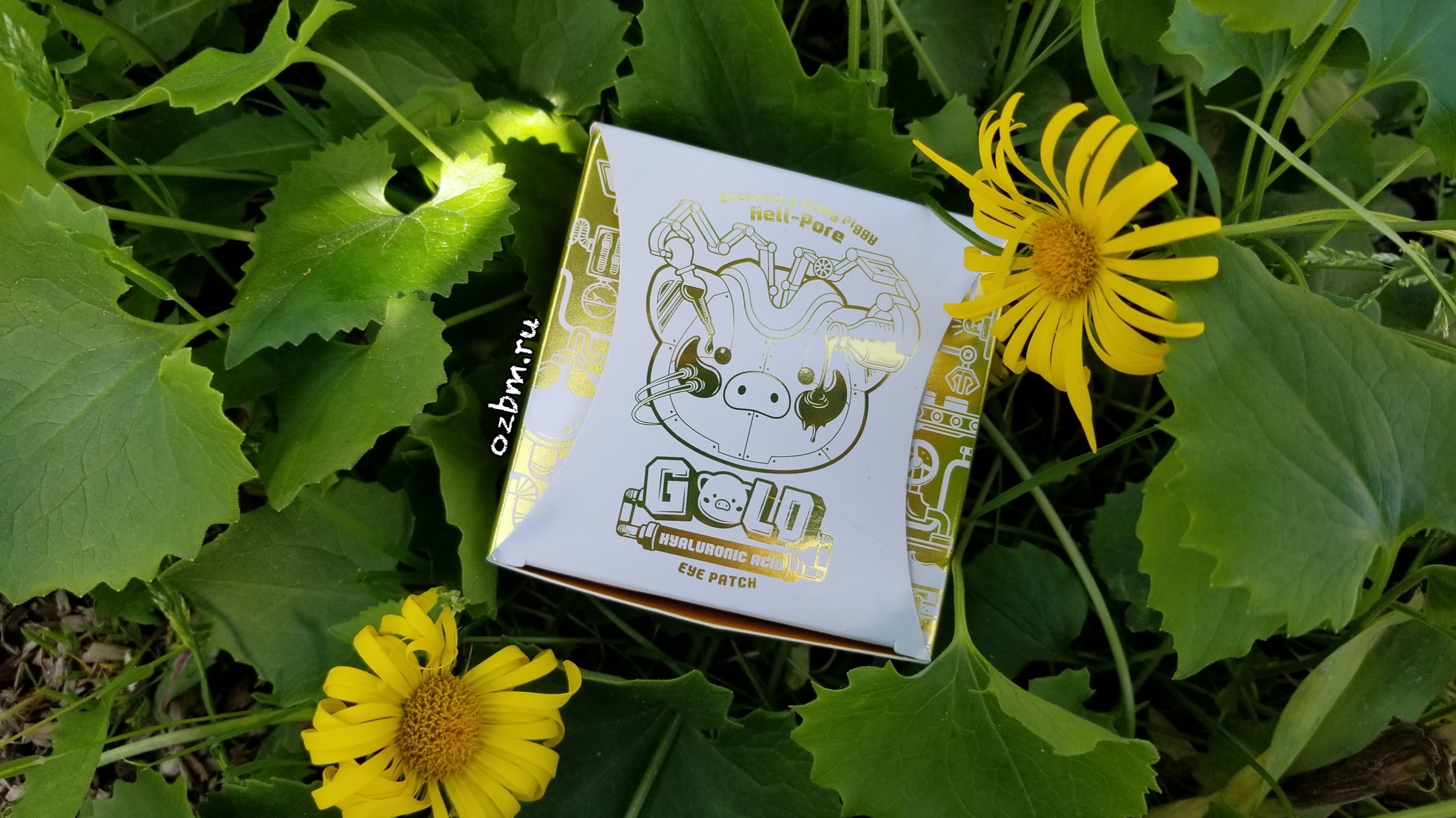 своим мнением о гидрогелевых патчах с гиалуроновой кислотой от компании Elizavecca MILKY PIGGY HELL PORE GOLD HYALURONIC ACID