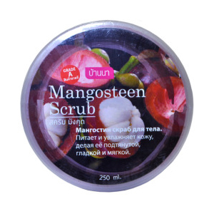 Тайский скраб для тела с мангустином BANNA 250 мл. Таиланд