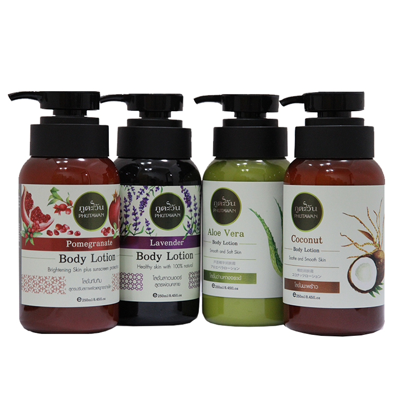 Натуральный расслабляющий и успокаивающий лосьон для тела из Тайланда Лаванда Phutawan Body Lotion Lavender 250 мл.