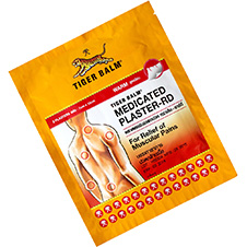 Tiger Balm Medicated Plaster-RD RED Warm. ТАЙЛАНД МОСКВА. TIGER balm medicated plaster RED. Thailand. Medicated_Plaster
